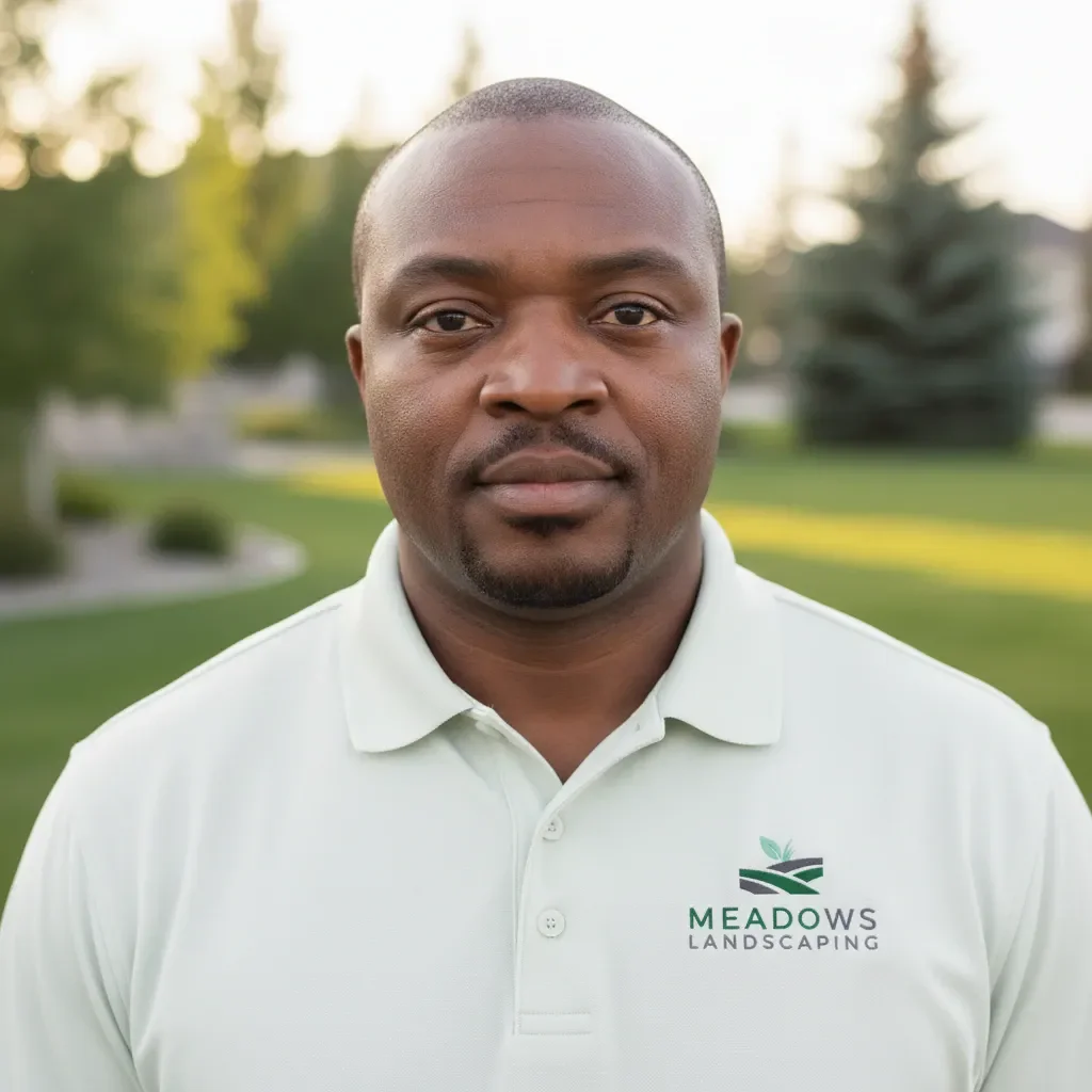 Chris Osagie of Meadows Landscaping Airdrie, Airdrie